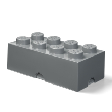                             LEGO úložný box 8 - tmavě šedá                        