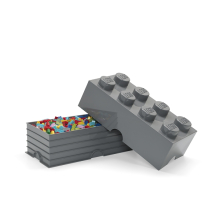                             LEGO úložný box 8 - tmavě šedá                        