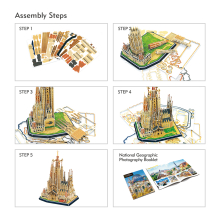                             Puzzle 3D 184 dílků Sagrada Família                        