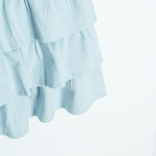                             Šaty s krátkým rukávem- světle modré                        