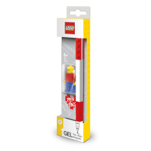                             LEGO Gelové pero s minifigurkou, červené - 1 ks                        