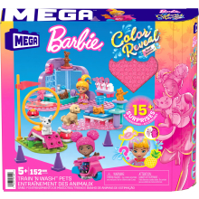                             Mega construx Barbie color reveal trénuj a pečuj o mazlíčky                        