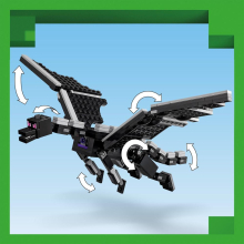                             LEGO® Minecraft® 21264 Drak z Enderu a loď z Endu                        