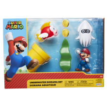                             Sada 5 figurek Super Mario Diorama 6 cm                        