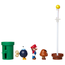                             Sada figurek Super Mario 6 cm Acorn plains                        