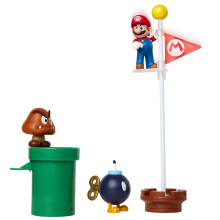                             Sada figurek Super Mario 6 cm Acorn plains                        