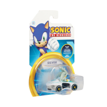                             Kovový model autíčka s figurkou Sonic 1:64                        