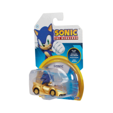                             Kovový model autíčka s figurkou Sonic 1:64                        