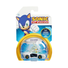                             Kovový model autíčka s figurkou Sonic 1:64                        