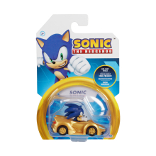                             Kovový model autíčka s figurkou Sonic 1:64                        