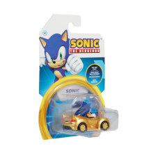                             Kovový model autíčka s figurkou Sonic 1:64                        