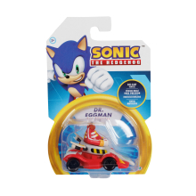                             Kovový model autíčka s figurkou Sonic 1:64                        