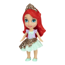                             Panenka mini Disney Princezna ve třpytivých šatech 8 cm                        