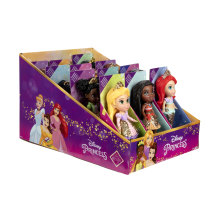                             Panenka mini Disney Princezna ve třpytivých šatech 8 cm                        