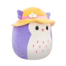                             Plyšový mazlíček Squishmallows Sova s kloboukem - Holly                        