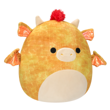                             Plyšový mazlíček Squishmallows Zlatý drak - Dieric, 40 cm                        