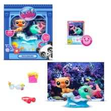                             Littlest Pet Shop balení 2 zvířátka Petfluenceři mix                        