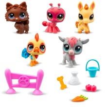                             Littlest Pet Shop 5 zvířátek Farma                        