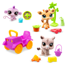                             Littlest Pet Shop 3 zvířátka Safari                        