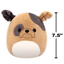                             Plyšový mazlíček Squishmallows Buldok - Loafer                        