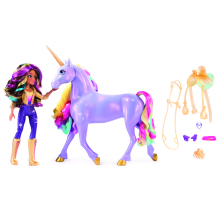                             Unicorn academy světelný jednorožec Wildstar 28 cm s panenkou Sophií 24 cm                        