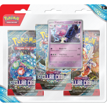                             Pokémon TCG: SV07 Stellar Crown - 3 Blister Booster                        