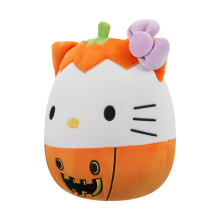                             Plyšový mazlíček Squishmallows Hello Kitty - Hello Kitty v dýni                        