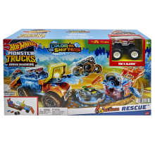                             Sada Hot Wheels Monster Truck Fire Crash                        