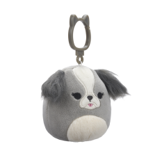                             Klíčenka Squishmallows Shih-Tzu s chlupatým bříškem - Malu                        