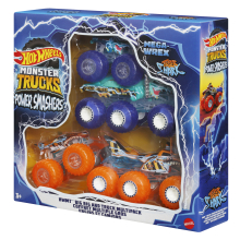                             Hot Wheels monster trucks power smashers tahač a truck                        