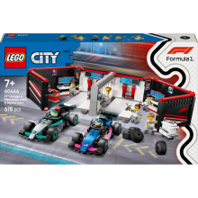                             LEGO® City 60444 Garáž F1® a vozy Mercedes-AMG a Alpine                        