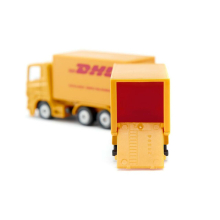                             SIK Blister - DHL kamion s přívěsem                        