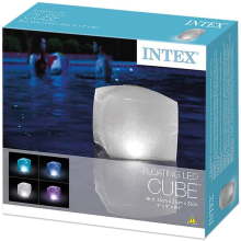                             INTEX 28694 Nafukovací LED kostka 23x23x22cm                        