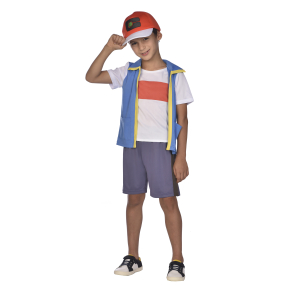 Dětský kostým Pokemon Ash 6-8 let