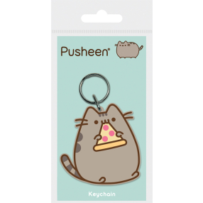 Klíčenka gumová, Pusheen (pizza)