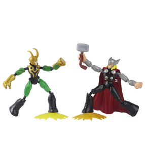 Avengers Bend and Flex Thor vs Loki