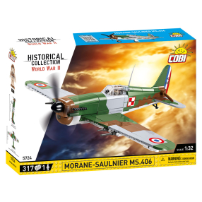 II WW Morane-Saulnier MS.406, 1:32, 317 k, 1 f