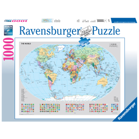 Puzzle Politická mapa světa 1000 dílků