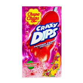 Lízátko Chupa CH Crazy Dips Strawb. 12x24x14g