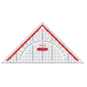 Trojúh. MAPED Technic 26 cm, úhloměr, BL