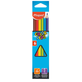 Pastelky trojboké Maped Color' Peps 6 ks, BL