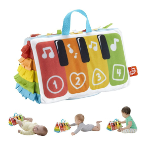 Fisher Price měkké piano se zrcátkem