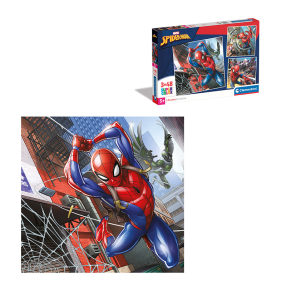 Puzzle 3x48 dílků Square Marvel Spider-Man