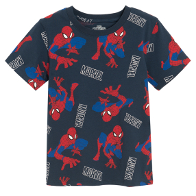 Tričko s krátkým rukávem Spiderman -tmavě modré