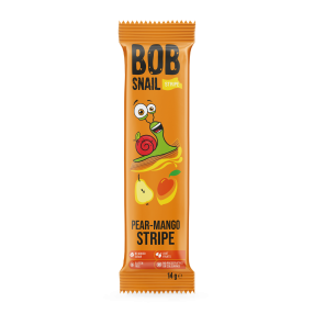 Šnek BOB ovocný plátek hruška-mango 14g