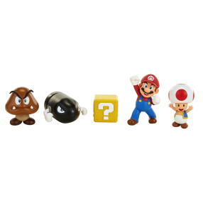 Sada 5 figurek Super Mario 6 cm
