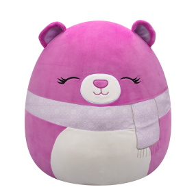 Plyšový mazlíček Squishmallows Medvěd se šálou - Crisanta, 50 cm