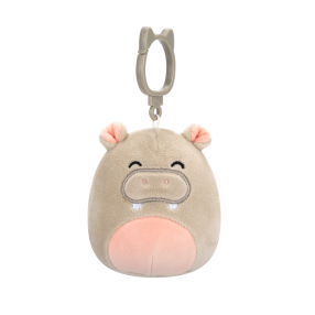 Klíčenka Squishmallows Hroch s růžovým bříškem - Harrison