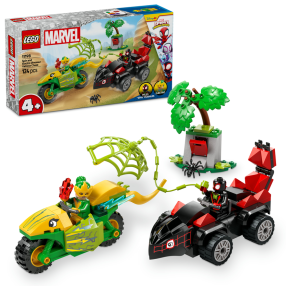 LEGO® Marvel Spidey a jeho úžasní přátelé 11198 Spin, Electro a honička s dinosauřím vozidlem