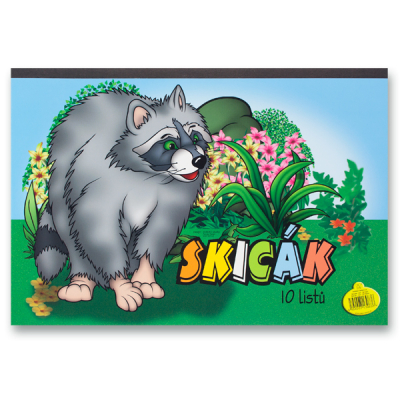 Skicák A3, 180 g/m2, 10 listů